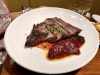 Steak con pimiento de piquillos. Foto/Gregorio Mayi