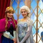 Anna y Elsa de la película Frozen. Foto Walt Disney World.