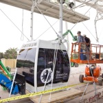 instalación de la primera cápsula en The Orlando Eye. Foto The Orlando Eye.