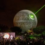 Esfera de Epcot convertida en Death Star por estreno de Rogue One. Foto Walt Disney World.