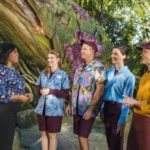 Uniformes de Pandora. Foto Walt Disney World.