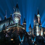 The Nighttime Lights at Hogwarts Castle. Foto Universal Orlando Resort.