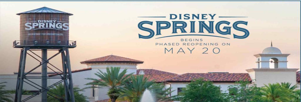 Disney Springs es lo primero de Walt Disney World en reabrir. Foto Walt Disney World.