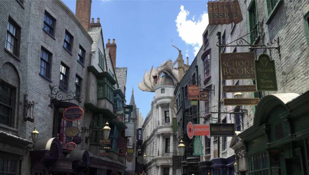 Wizarding World Of Harry Potter: Diagon Alley Dragon. Foto/Gregorio Mayi.