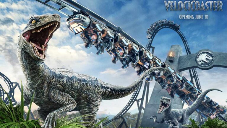 Jurassic World VelociCoaster. Imagen/Universal orlando Resort.